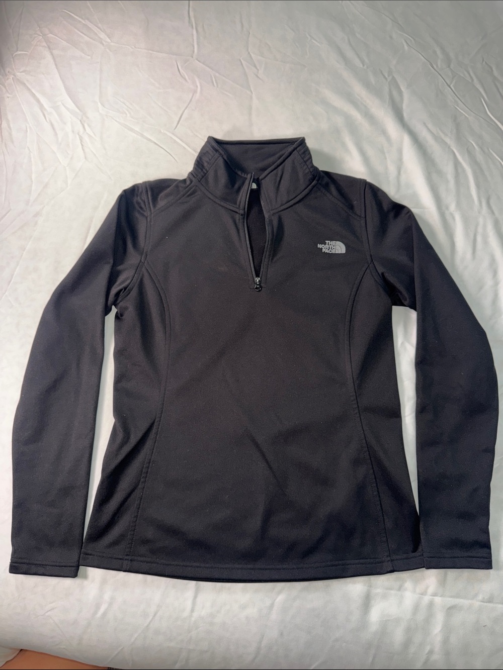 The North Face Women's Black Quarter-Zip Fleece Top